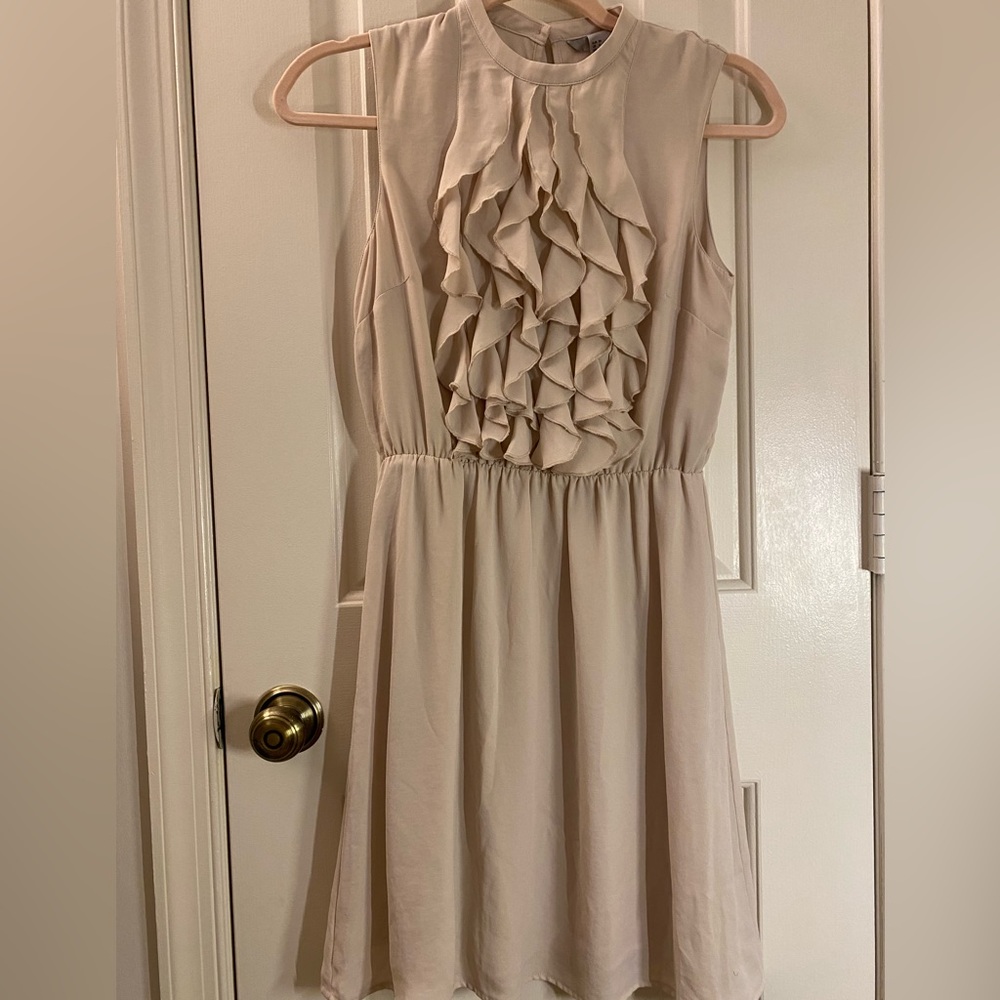 Soft Pink H&M Ruffle Dress | Size 4